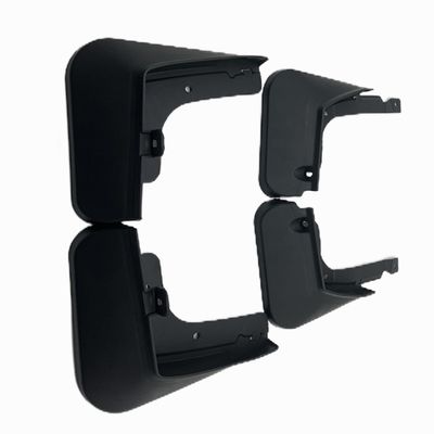 4pcs EX6 Weltmeister Flaps de barro negro mate delantero trasero Kit de protección para la protección completa