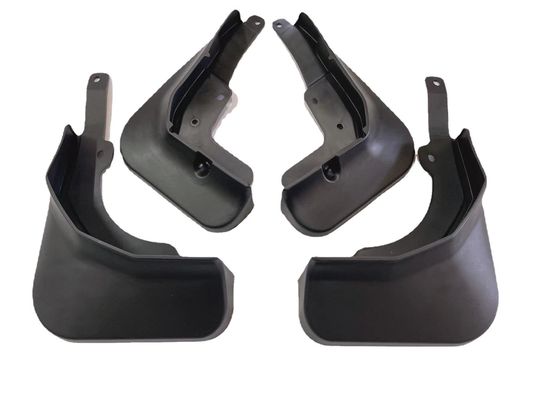 4pcs EX6 Weltmeister Flaps de barro negro mate delantero trasero Kit de protección para la protección completa