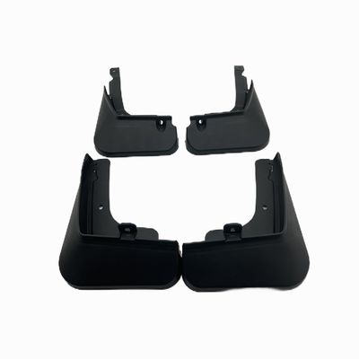 4pcs EX6 Weltmeister Flaps de barro negro mate delantero trasero Kit de protección para la protección completa