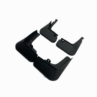 4pcs EX6 Weltmeister Flaps de barro negro mate delantero trasero Kit de protección para la protección completa